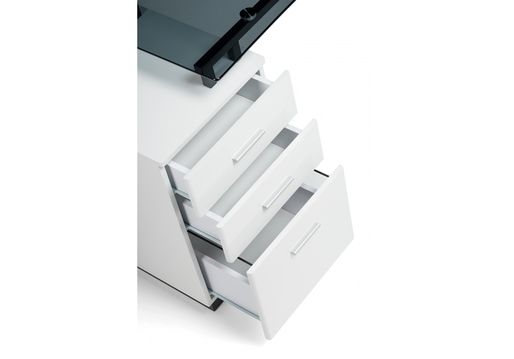 Компьютерный стол Torvi white / black