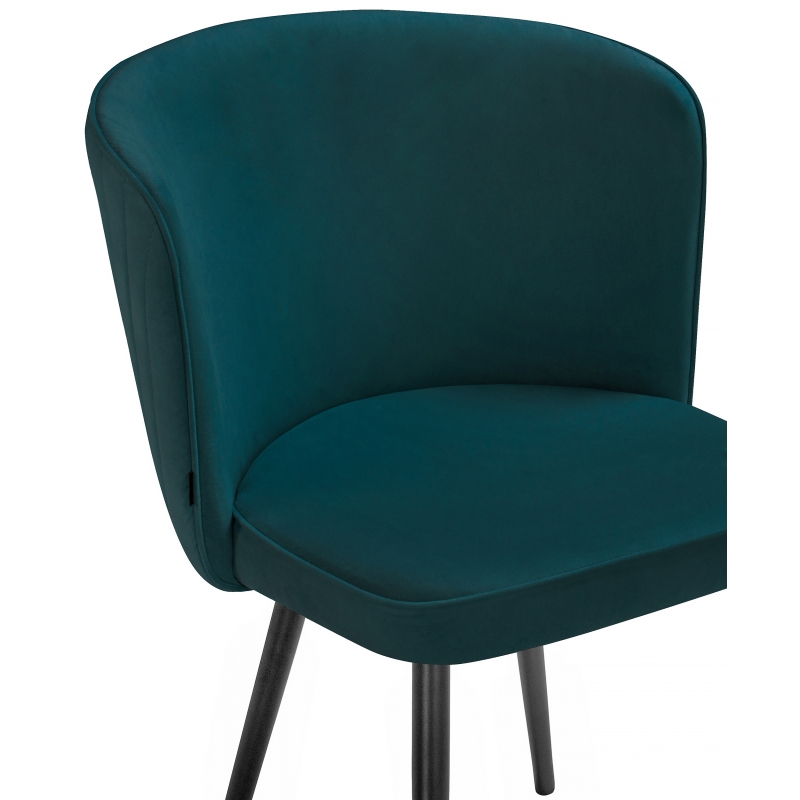 Стул на металлокаркасе Флайбур velutto 20/ черный